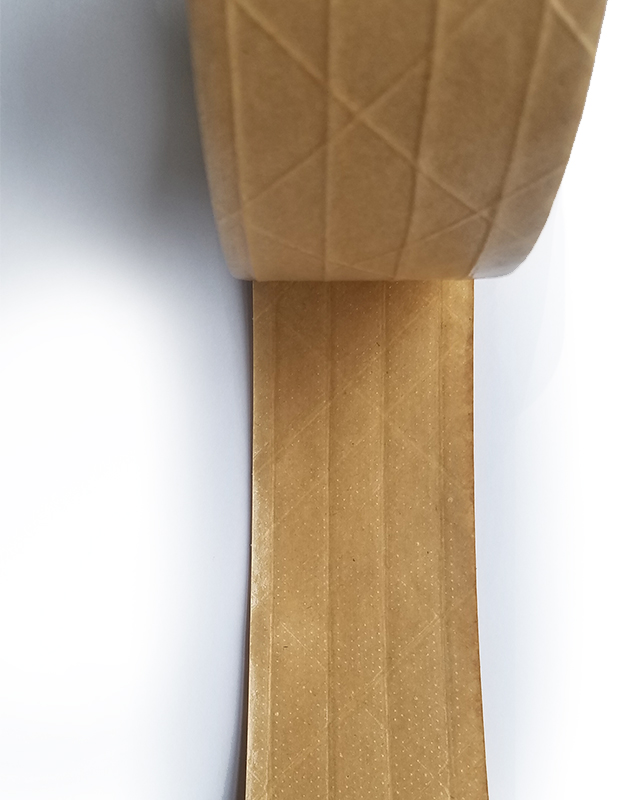Self-Adhesive Fiber-Reinforced Kraft Paper Tape