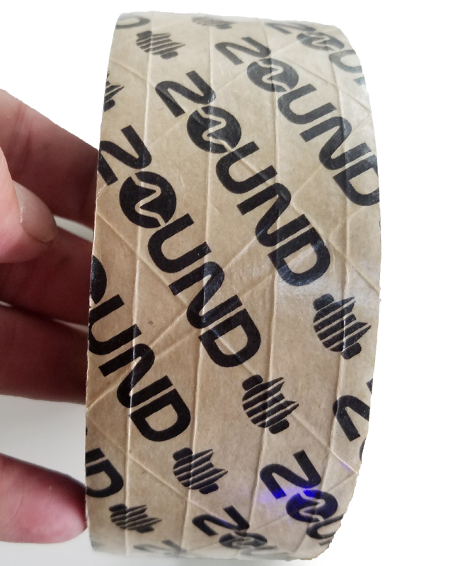 Printed kraft paper tape