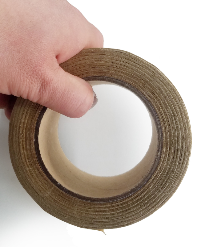 Printed kraft paper tape